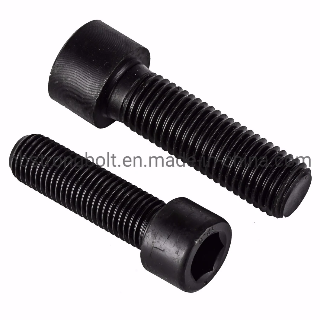 DIN912 Hex Socket Head Cap Screw with Grade 12.9 Black More Than 15 Years Produce Experience Factory